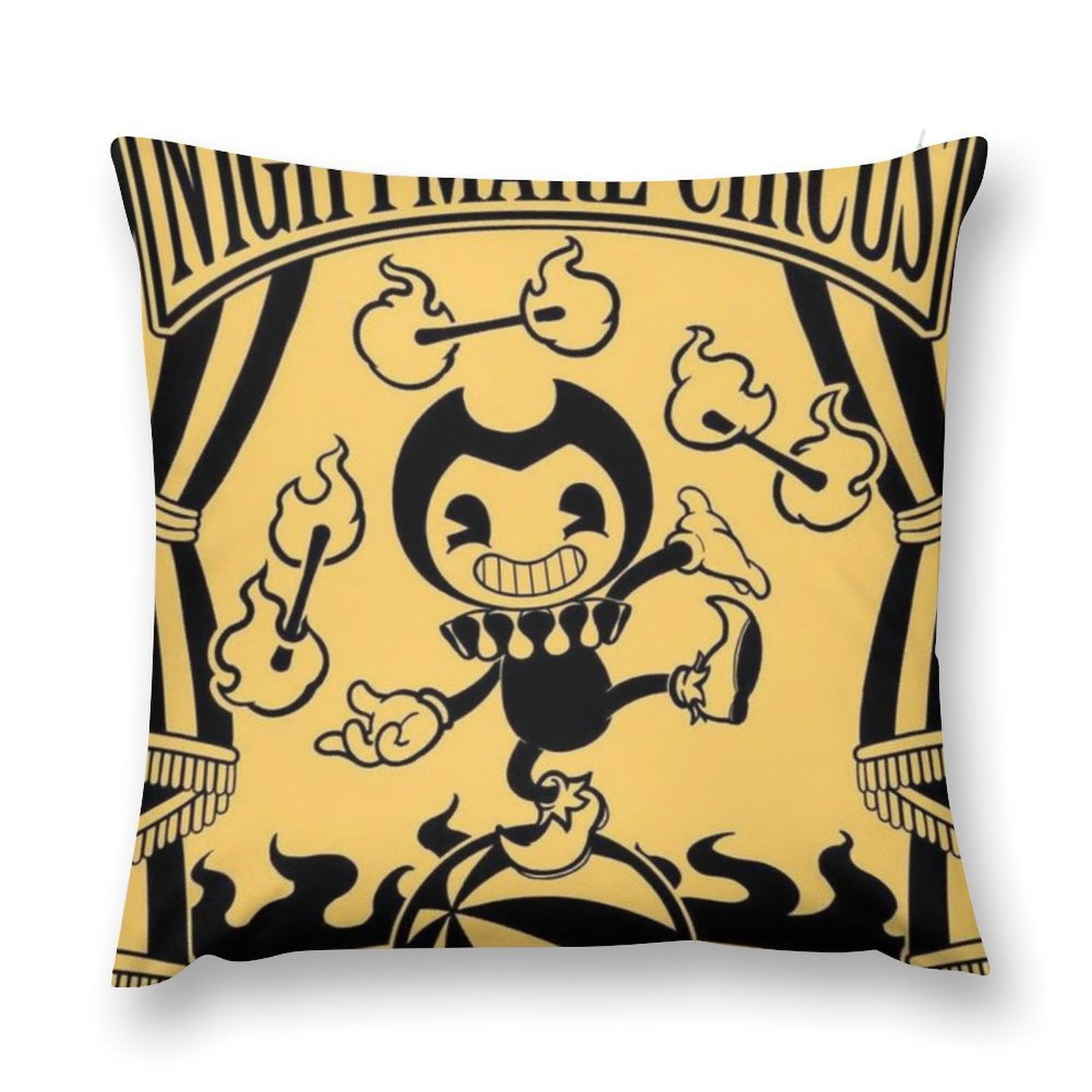 Bendy And The Ink Machine Pillowcase Horror Puzzle Game Sofa Pillowcase Game Fans Super Soft