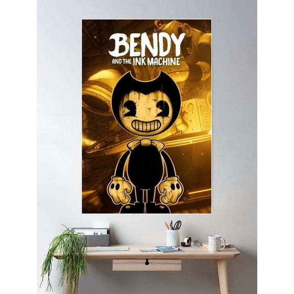 Bendy And The Ink Machine Poster Wall Art Modern Wall Decor For Living Room Bedroom