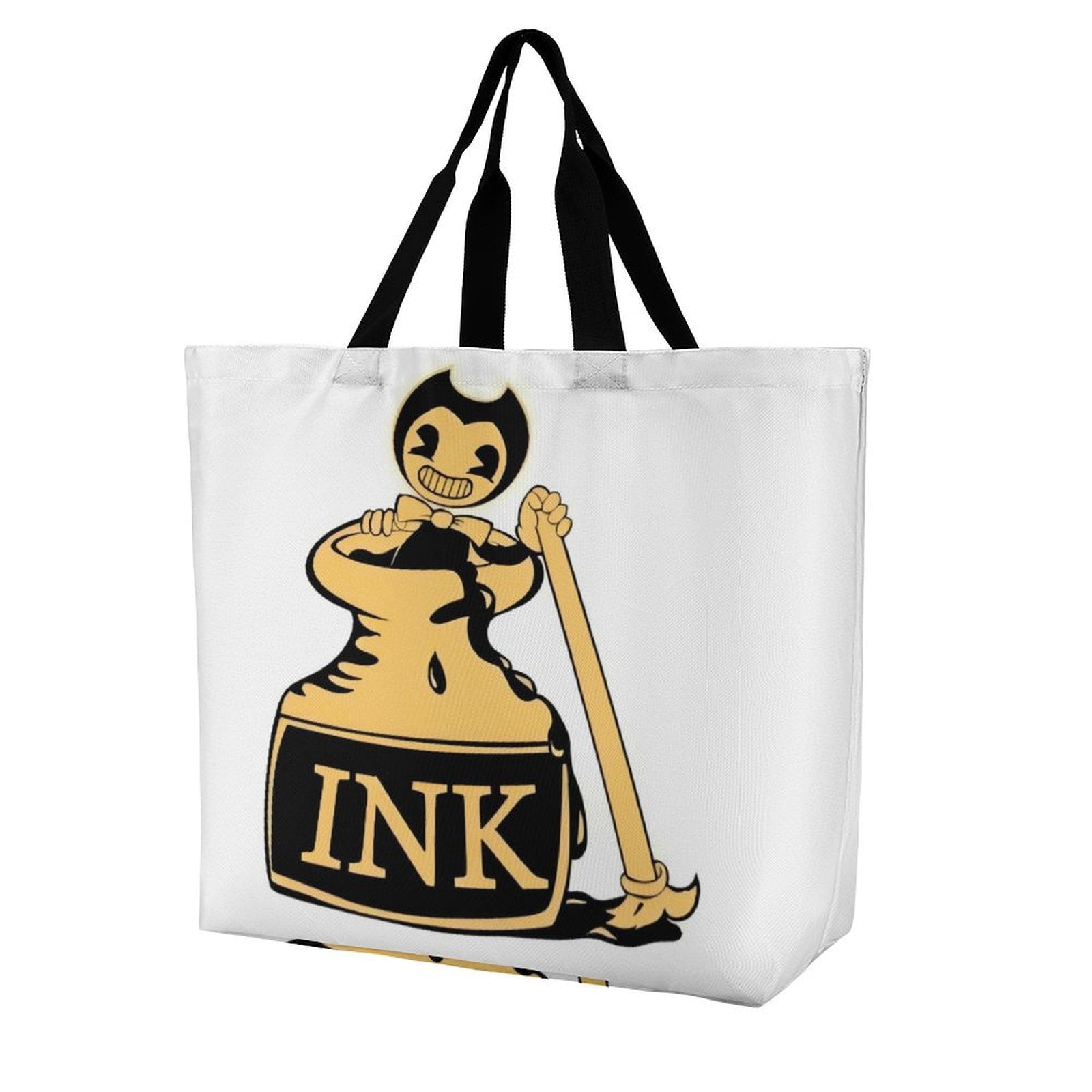 Bendy And The Ink Machine Shoulder Bag Portable Storage Handbag Eco ...