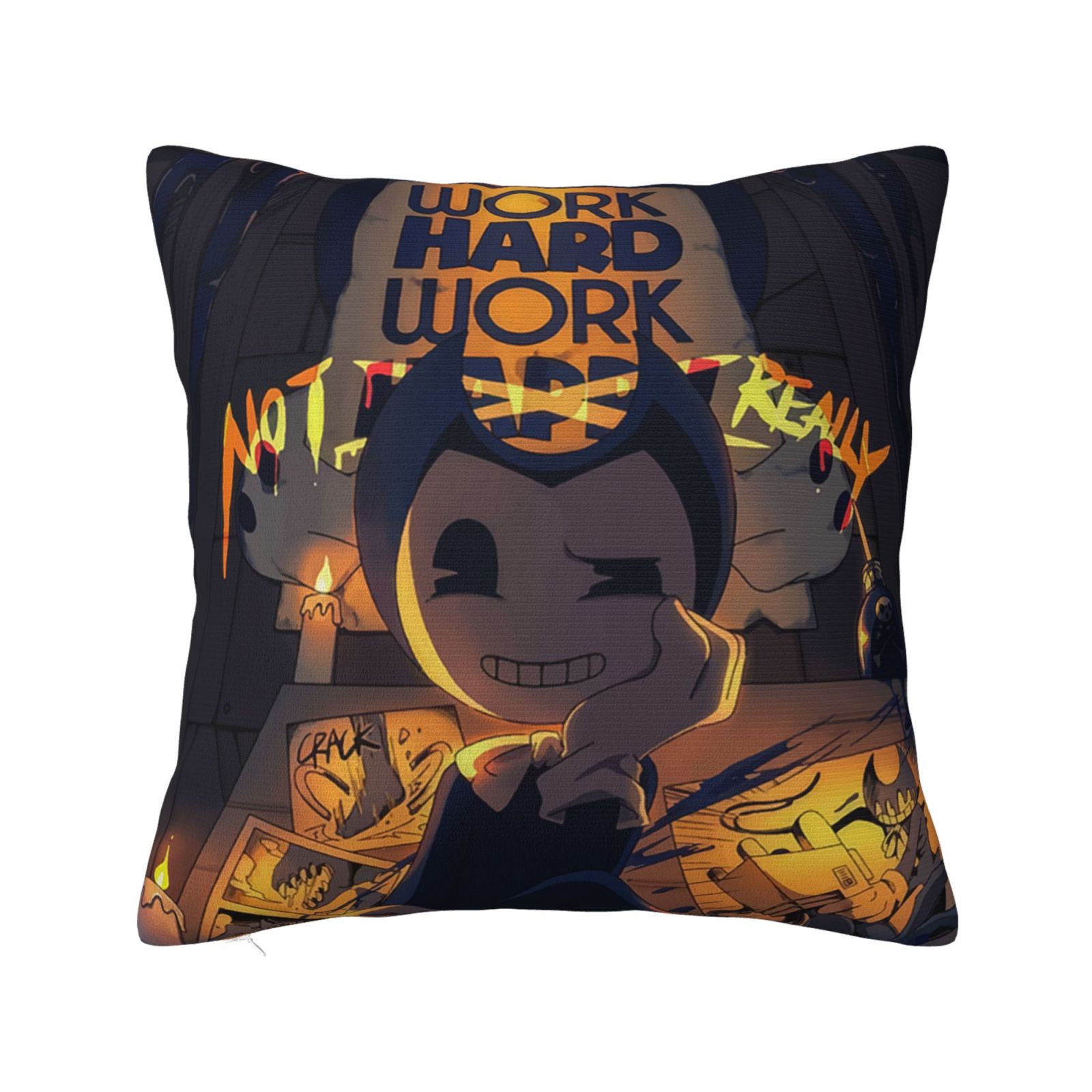 Bendy And The Ink Machine Throw Pillow Covers 26