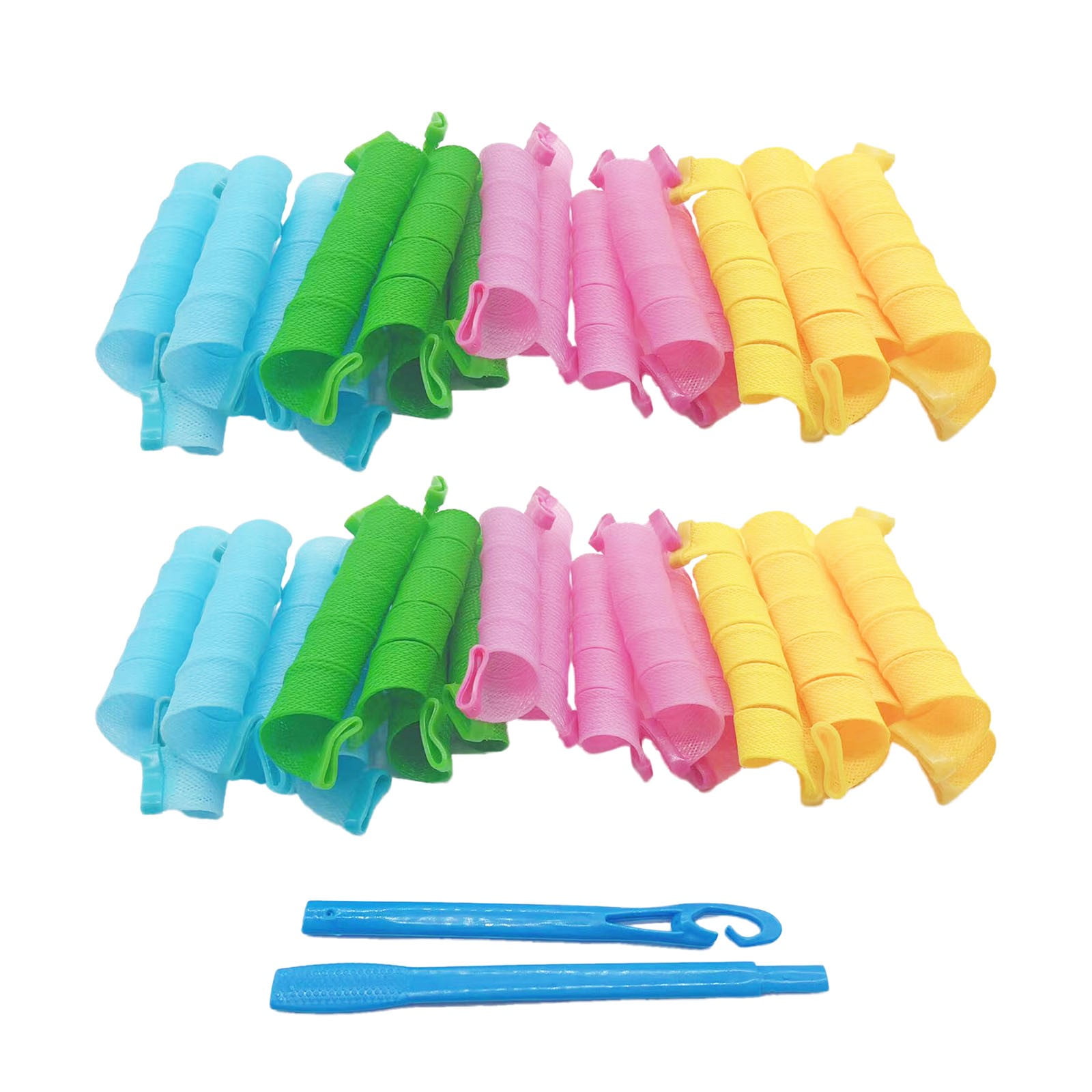 Bendy Hair Rollers Curly Hair compatible with Machine for Women Curler 3 Barrel Easy Curling