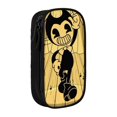 thumbnail image 1 of Bendy and The Ink Machine Big Capacity Pencil Case, Aesthetic Pen Pouch Storage Bag, Office Supplies Organizer, Pen Cases Pencil Bag with Multiple Compartments, 1 of 9