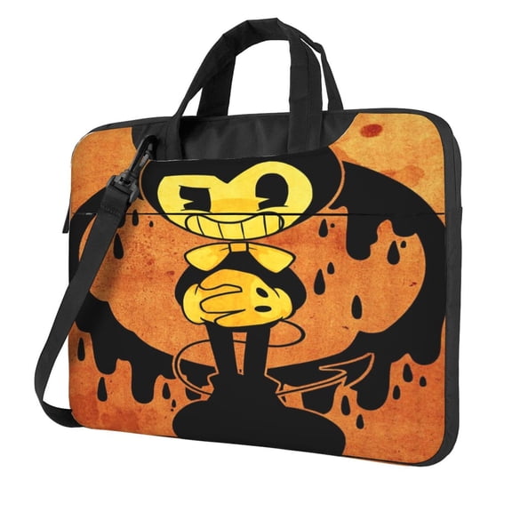Bendy and The Ink Machine Laptop Case, Computer Bag Computer Case Laptop Briefcase Shoulder Messenger Bag for 13 inch Laptop