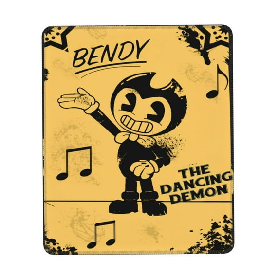 Bendy and The Ink Machine Mouse Pad, Computer Mouse Mat, Waterproof Non-Slip Rubber Base MousePads for Office Laptop 10 x 12 inch