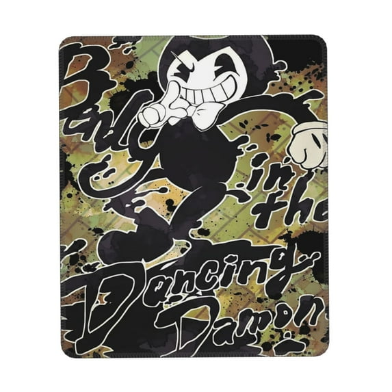 Bendy and The Ink Machine Mouse Pad, Computer Mouse Mat, Waterproof Non-Slip Rubber Base MousePads for Office Laptop 10 x 12 inch