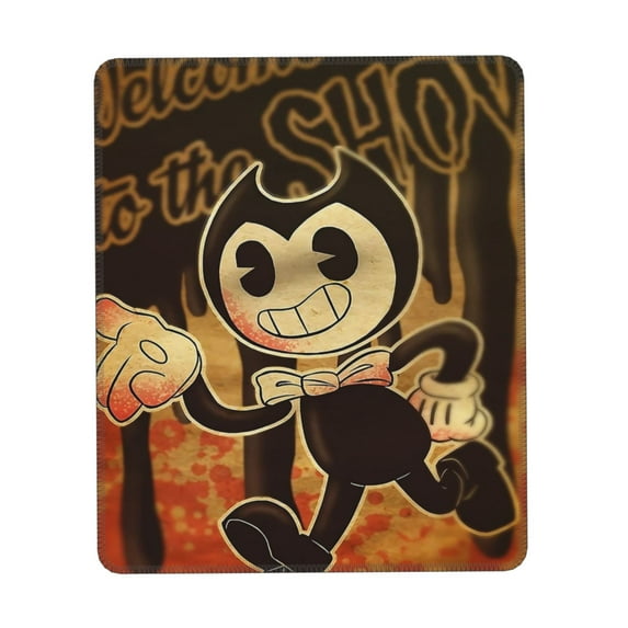 Bendy and The Ink Machine Mouse Pad, Computer Mouse Mat, Waterproof Non-Slip Rubber Base MousePads for Office Laptop 7 x 8.6 in
