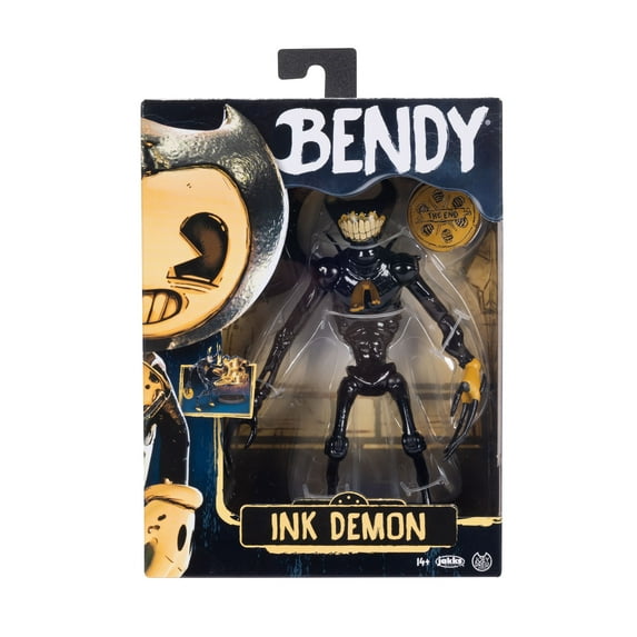 Bendy and the Ink Machine 5 inch Articulated Ink Demon Action Figure with End Reel Accessory for Teen Ages 14+
