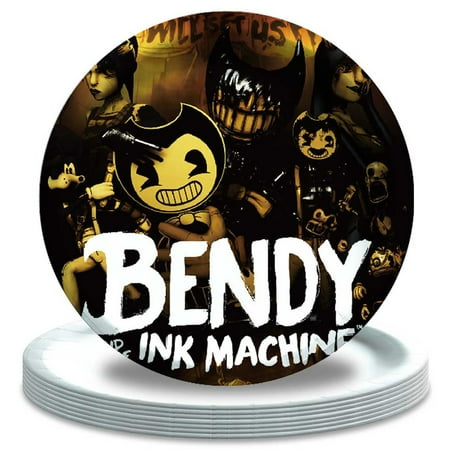 Bendy and the Ink Machine Birthday Decorations Plates Party Supplies Tableware Disposable Dinnerware