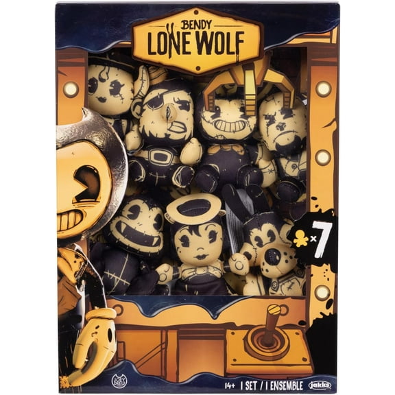Bendy and the Ink Machine Heavenly Toys Lone Wolf Pancake Mini Plush In Crane Game (Includes 7 Different Style Plush)