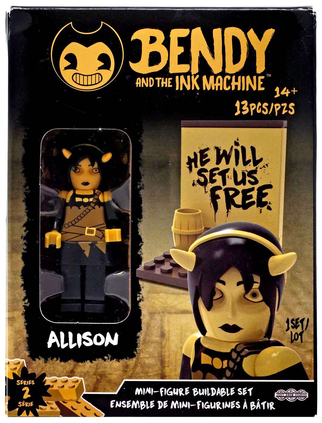 Bendy and the Ink Machine Series 2 Mini Figure Allison Buildable