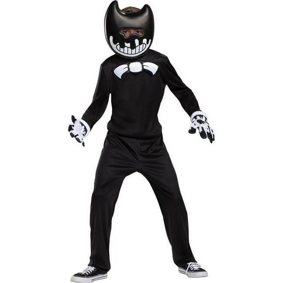 Bendy & the Ink Machine Classic Ink Bendy Child Costume, Large - Size 10-12
