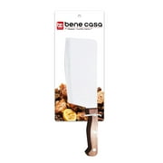 Bene Casa Chef knife with rosewood handle, stainless steel blade, full tang and triple riveted handle 7" Cleaver Knife
