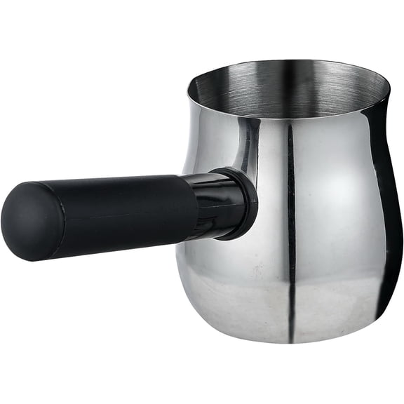Bene Casa Stainless Steel Espresso Carafe Server with Stay Cool Handle, 12oz