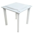 thumbnail image 1 of Bene Casa 4-Player Game Table with Built-In Racks and Drink Holders, White, 1 of 5