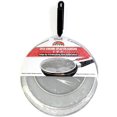 thumbnail image 1 of Bene Casa - Fine Mesh Chrome Splatter Shields with Cool Touch Handles and Hanging Loop Handle- 3 Piece Set (8",10", and 12") - Dishwasher Safe, 1 of 3