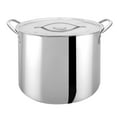 thumbnail image 1 of Bene Casa Stainless Steel Stock Pot 8.38 in. 8 qt Silver, 1 of 6