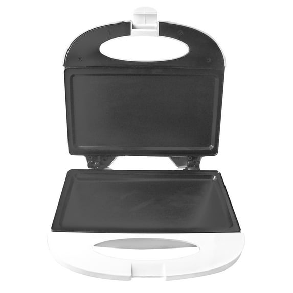 Bene Casa flat grill sandwich maker, white, cool touch sandwich maker, non-stick, compact White