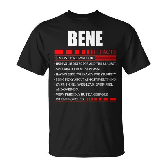 Bene Fact Fact Shirt Bene Shirt For Bene Fact TShirt