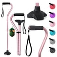 thumbnail image 1 of BeneCane Adjustable Walking Cane with Offset Cushioned Handle, Lightweight Aluminum Mobility Aid with Stable Base for Men, Women and Seniors, 1 of 8