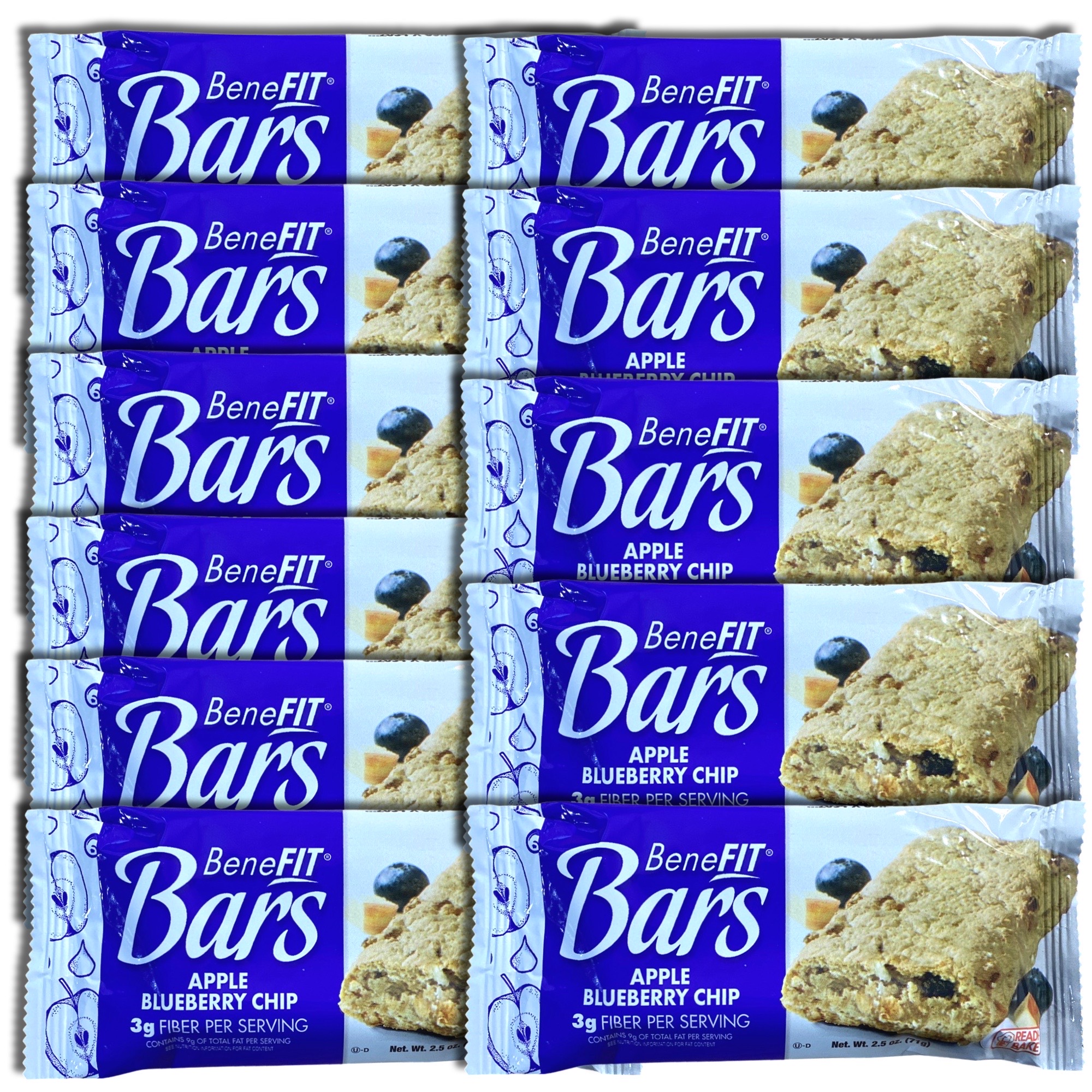 BeneFit Bars by ReadiBake Bundled by Tribeca Curations 2.5 Ounce