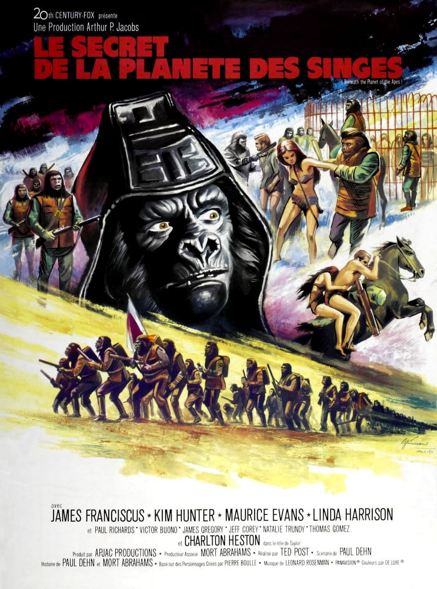Beneath The Planet Of The Apes 1970 ?í¬© Canvas Art - (11 x 17)