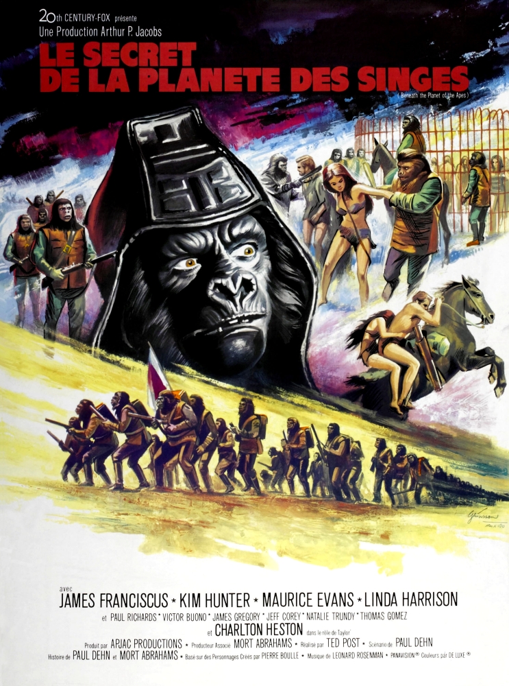 Beneath The Planet Of The Apes 1970 ?î¬© Canvas Art - (24 x 36)