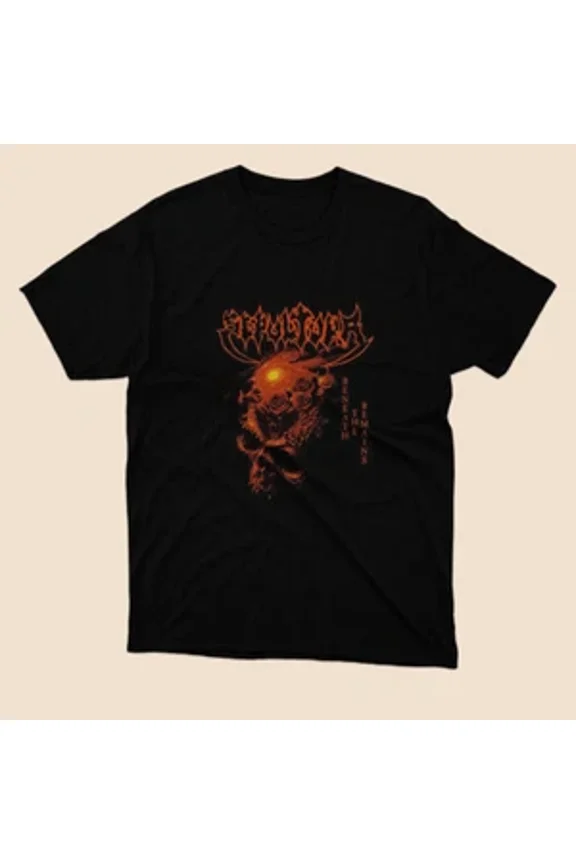 Beneath The Remains Essential American Logo T-shirt Black Size S to 5XL | eBay