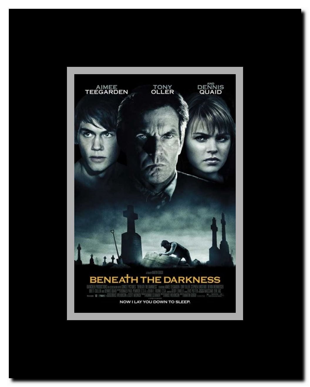 Beneath the Darkness Framed Movie Poster