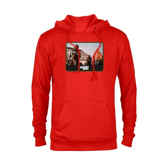 Beneath the Planet of the Apes 1970 General Ursus & Dr Zaius - Pullover Hoodie for Adults - Customized-Red