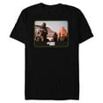 thumbnail image 1 of Beneath the Planet of the Apes 1970 General Ursus & Dr Zaius - Short Sleeve Blended T-Shirt for Adults - Customized-Black, 1 of 5