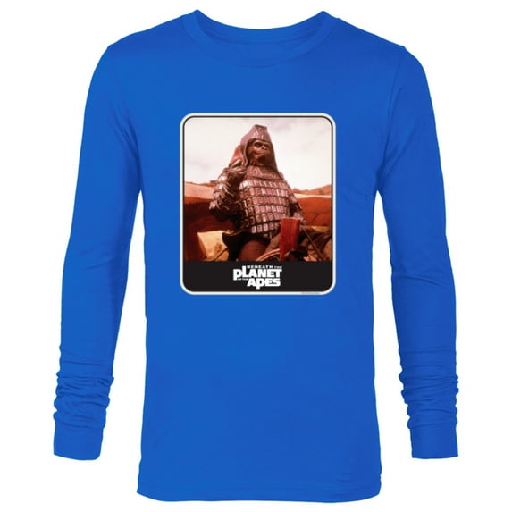 Beneath the Planet of the Apes 1970 Movie General Ursus - Long Sleeve T-Shirt for Men - Customized-Navy