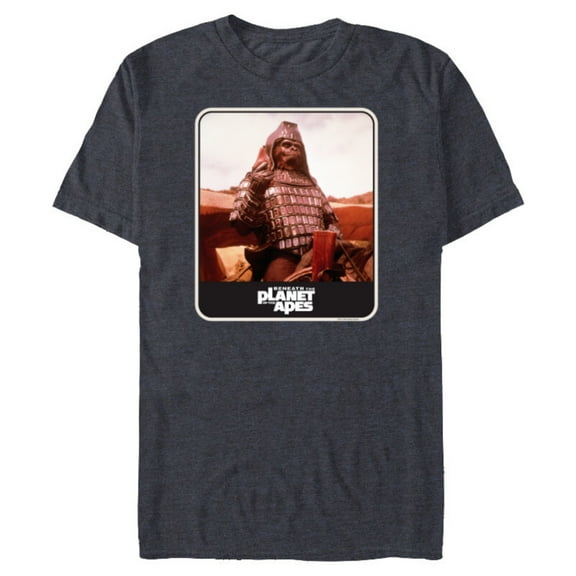 Beneath the Planet of the Apes 1970 Movie General Ursus - Short Sleeve Blended T-Shirt for Adults - Customized-Denim Snow Heather