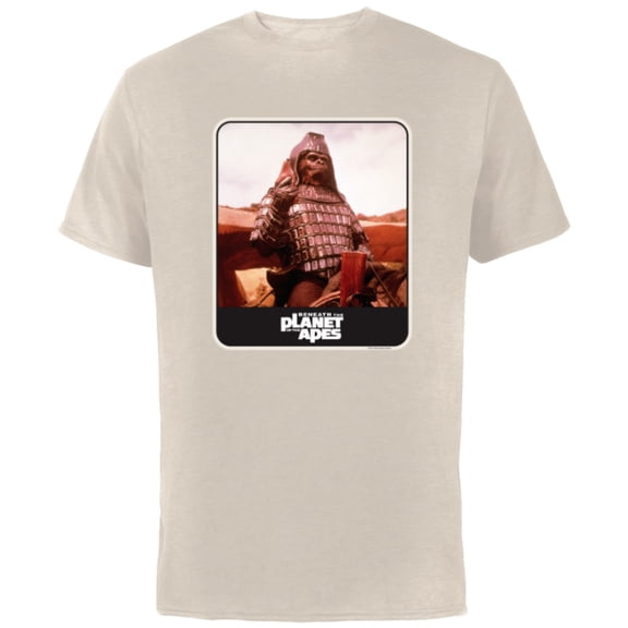 Beneath the Planet of the Apes 1970 Movie General Ursus - Short Sleeve Cotton T-Shirt for Adults - Customized-Natural