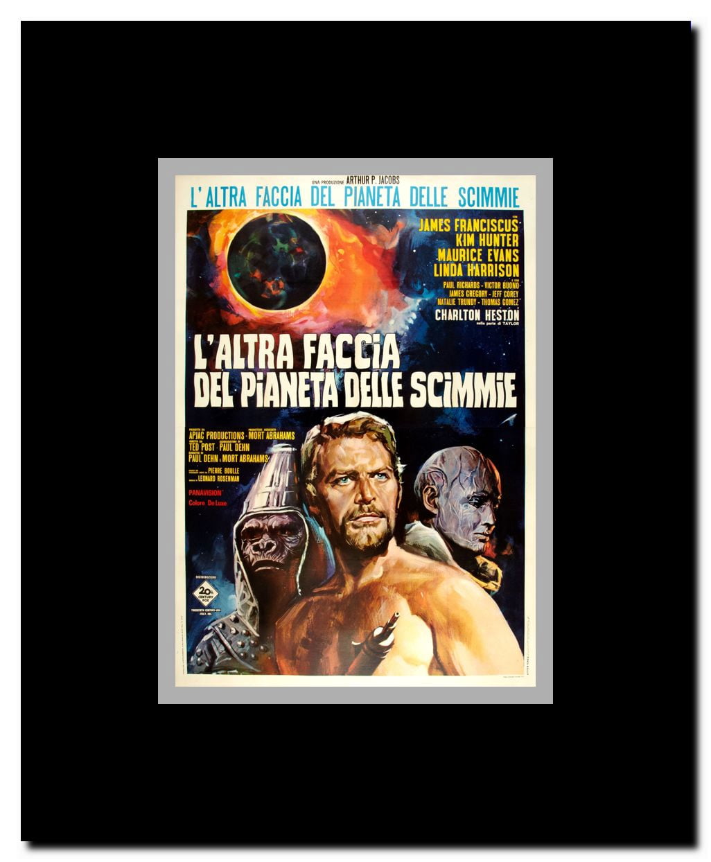 Beneath the Planet of the Apes Framed Movie Poster