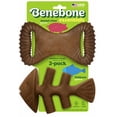 thumbnail image 1 of Benebone Essentials 2-Pack Salmon Fishbone and Bacon Dental Chew M/L, 1 of 7
