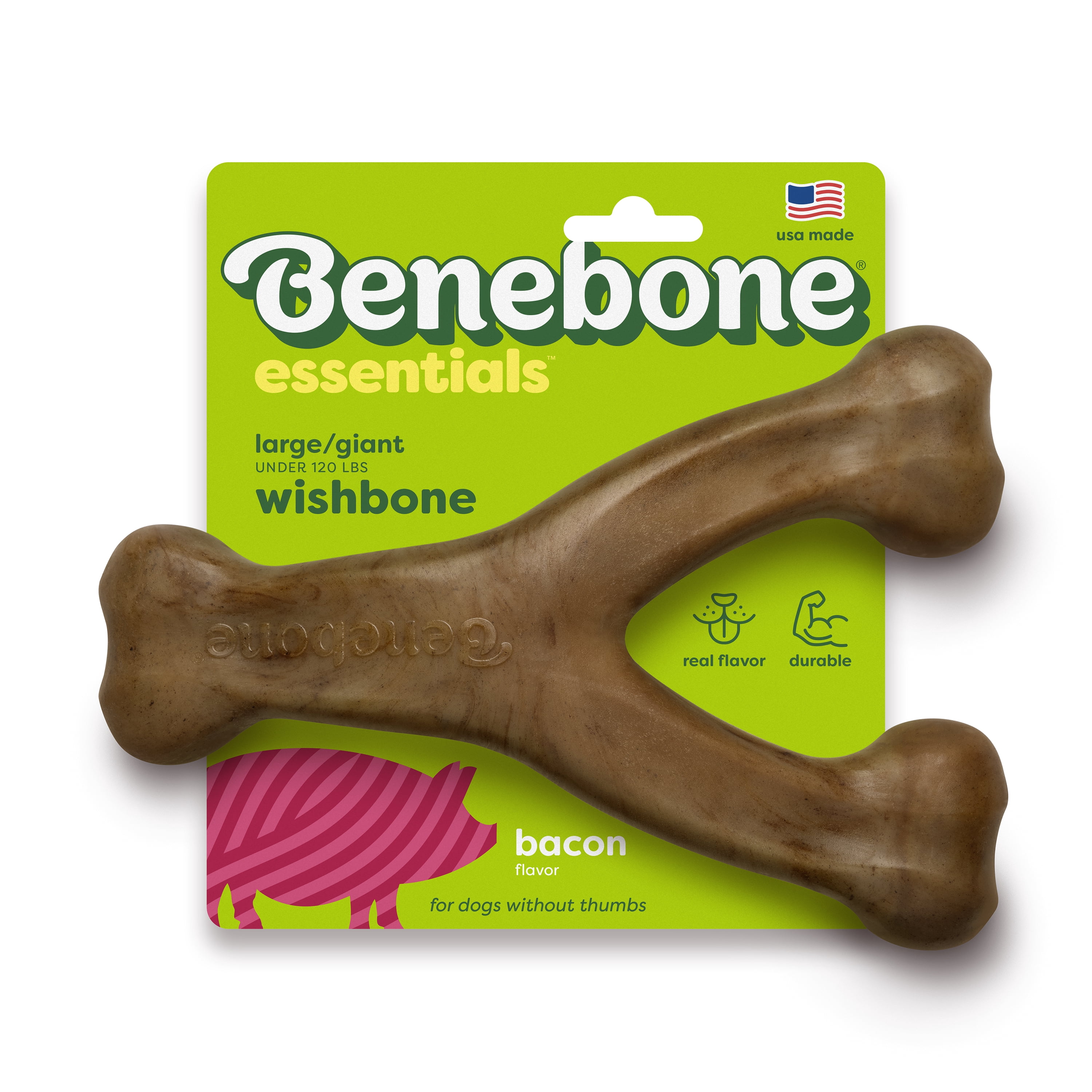 Benebone Essentials Wishbone Bacon L/G