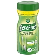 Benefiber Prebiotic Fiber Supplement Powder Plant Based Fiber Clear Taste Free Nourishes Good Bacteria 38 Servings