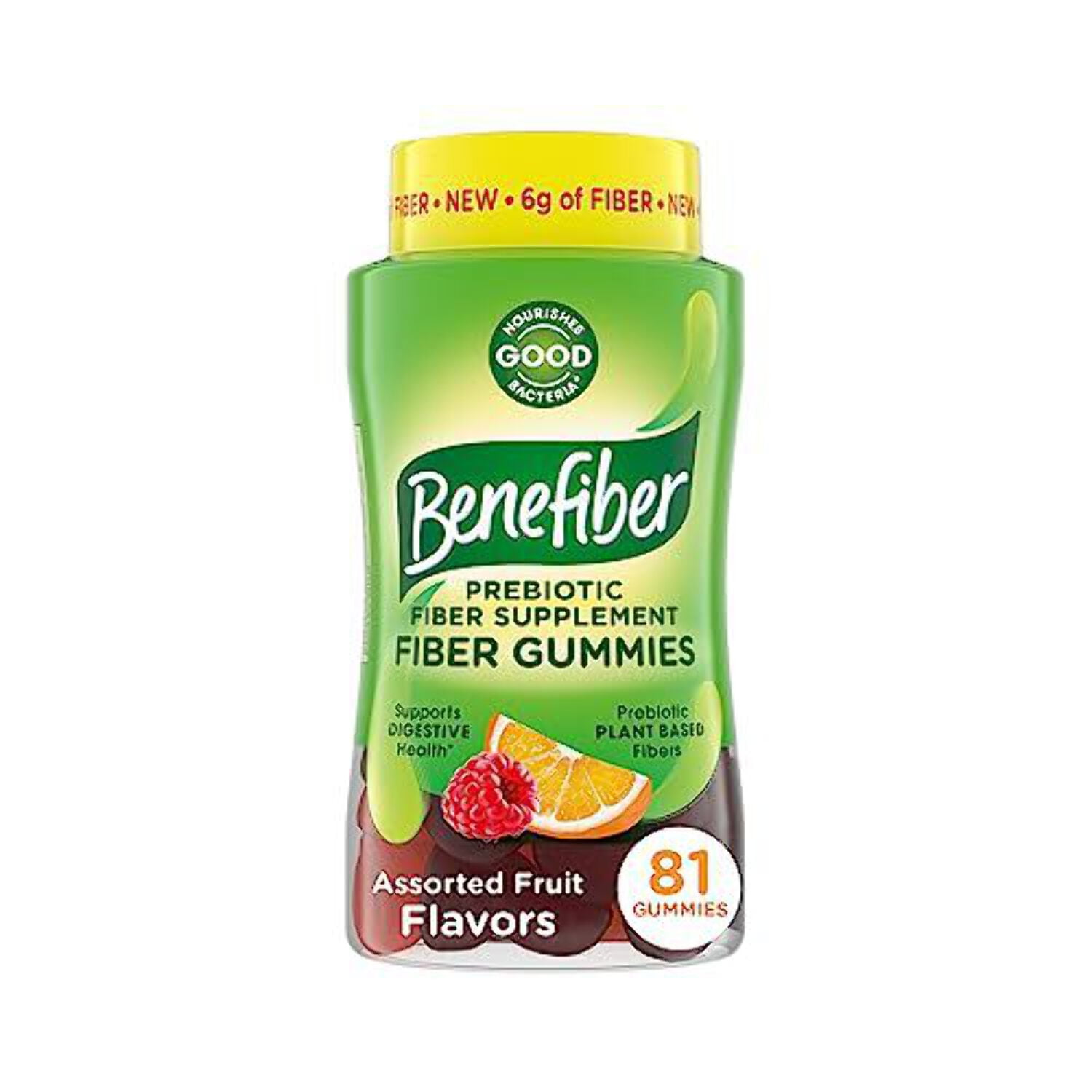 Benefiber Prebiotic Fiber Supplement Gummies for Digestive Health