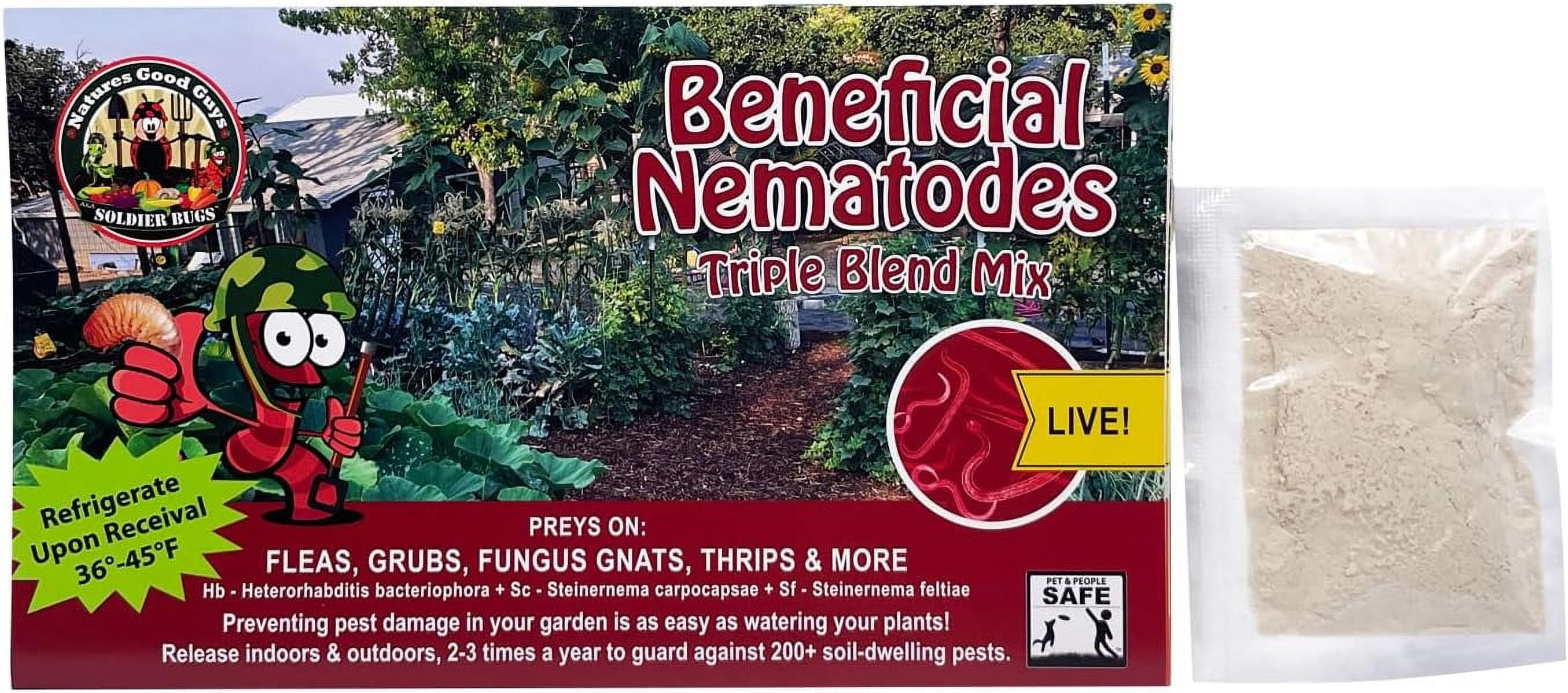 Beneficial Nematodes Triple Blend Pack HB+SC+SF - General Biological (10 Million)