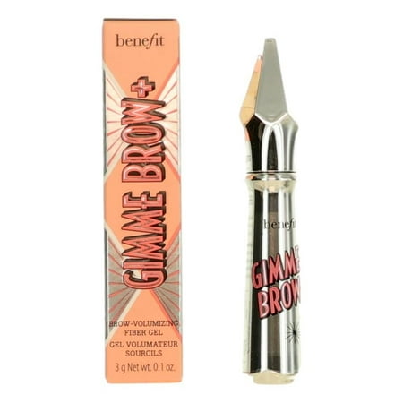 Gimme Brow+ by Benefit, 0.1 oz Brow Gel - 4.5 Neutral Deep Brown