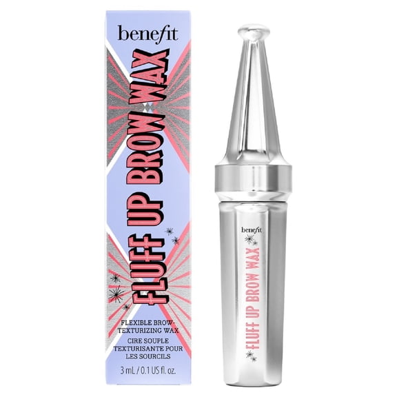 Benefit Cosmetics Mini Fluff Up Brow Flexible Brow-Texturizing Wax 0.1 oz / 2.9 mL