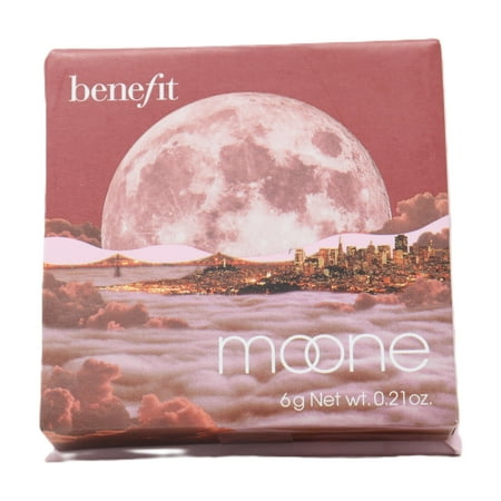 Benefit Powder Blush Moone 0.21oz/6g New With Box