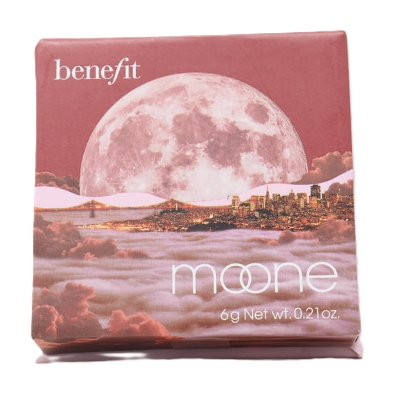 Benefit Powder Blush Moone 0.21oz/6g New With Box
