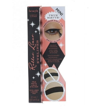 Benefit Roller Liner Black True Matte Liquid Eyeliner Mini 0.01oz / 3.4g New
