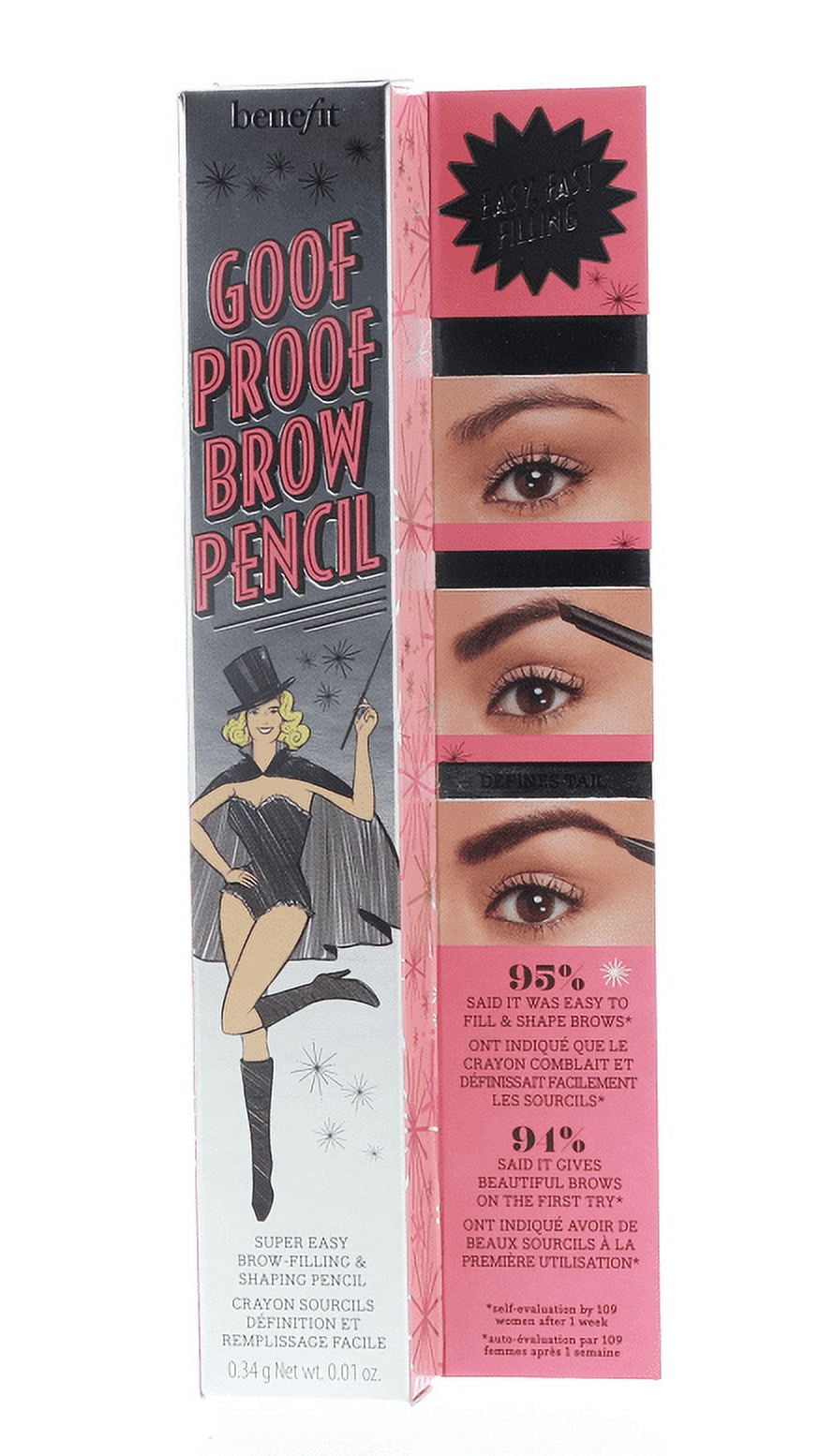 Benefit Cosmetics Super Easy Goof Proof Brow Pencil Easy Shape & Fill 05 Deep 0.01 oz