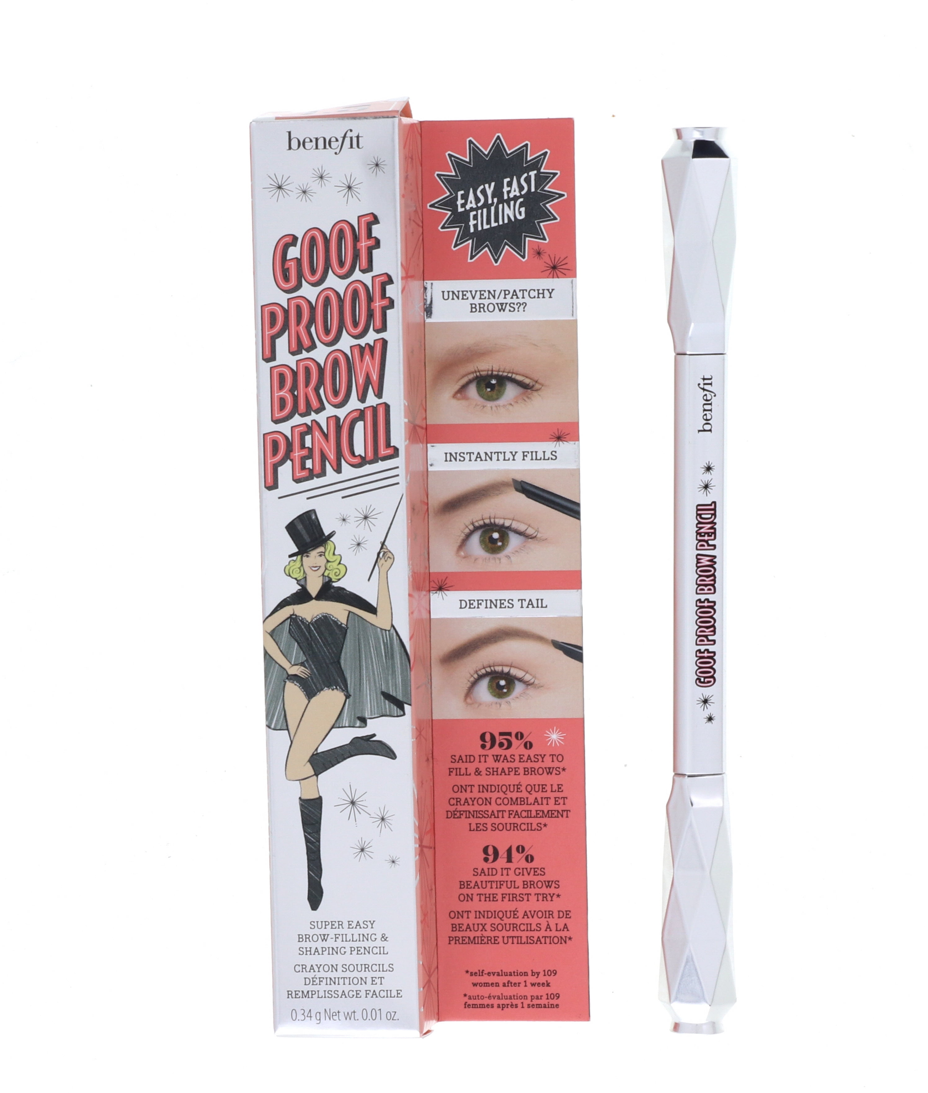 Benefit Goof Proof Brow Pencil, #4.5, 0.01 oz