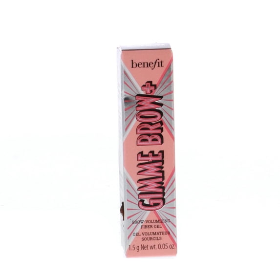 Benefit Mini Gimme Brow+ Volumizing Fiber Gel, 05 Cool Black-Brown, 0.05 oz