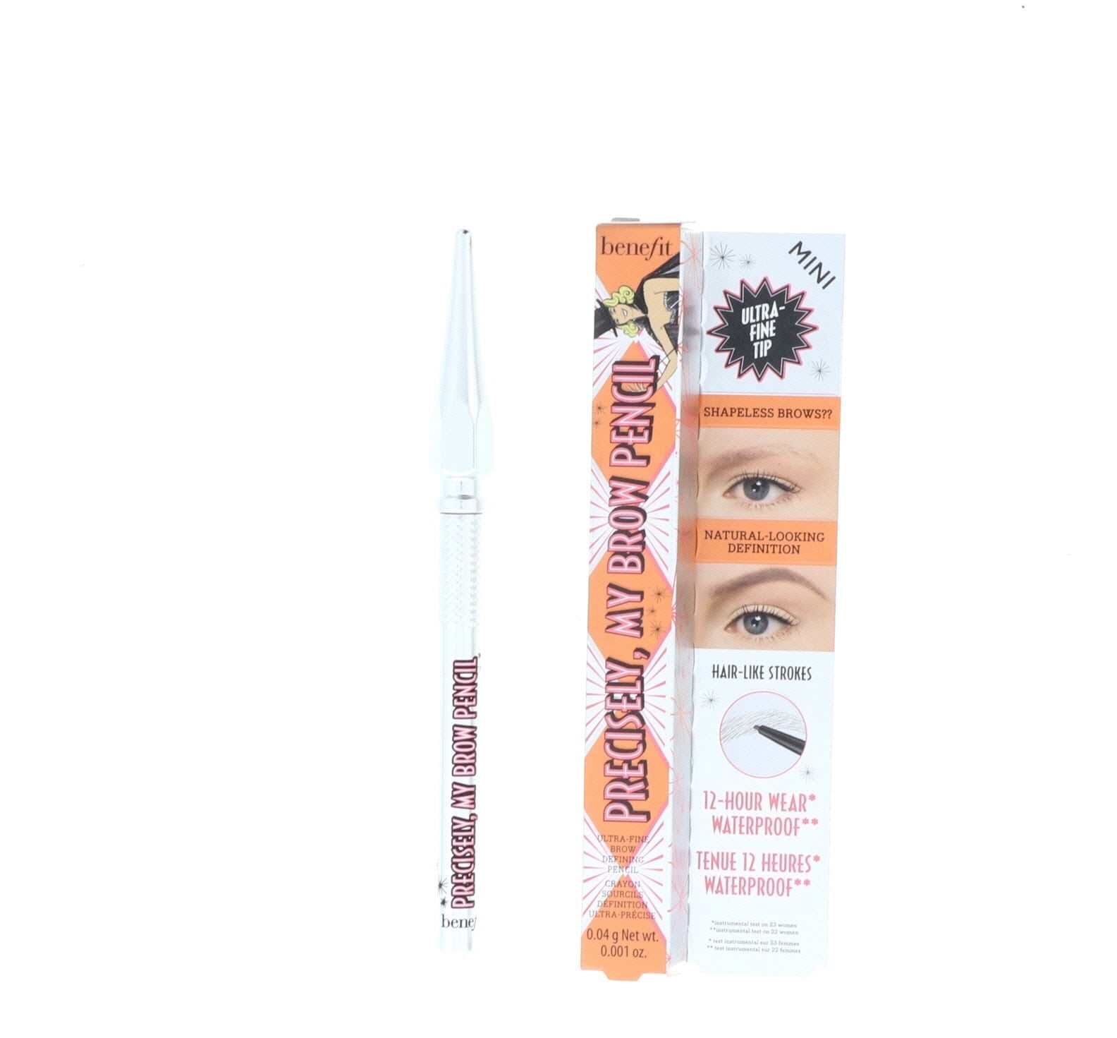 Benefit Mini Precisely, My Brow Pencil, 03 Medium, 0.001 oz