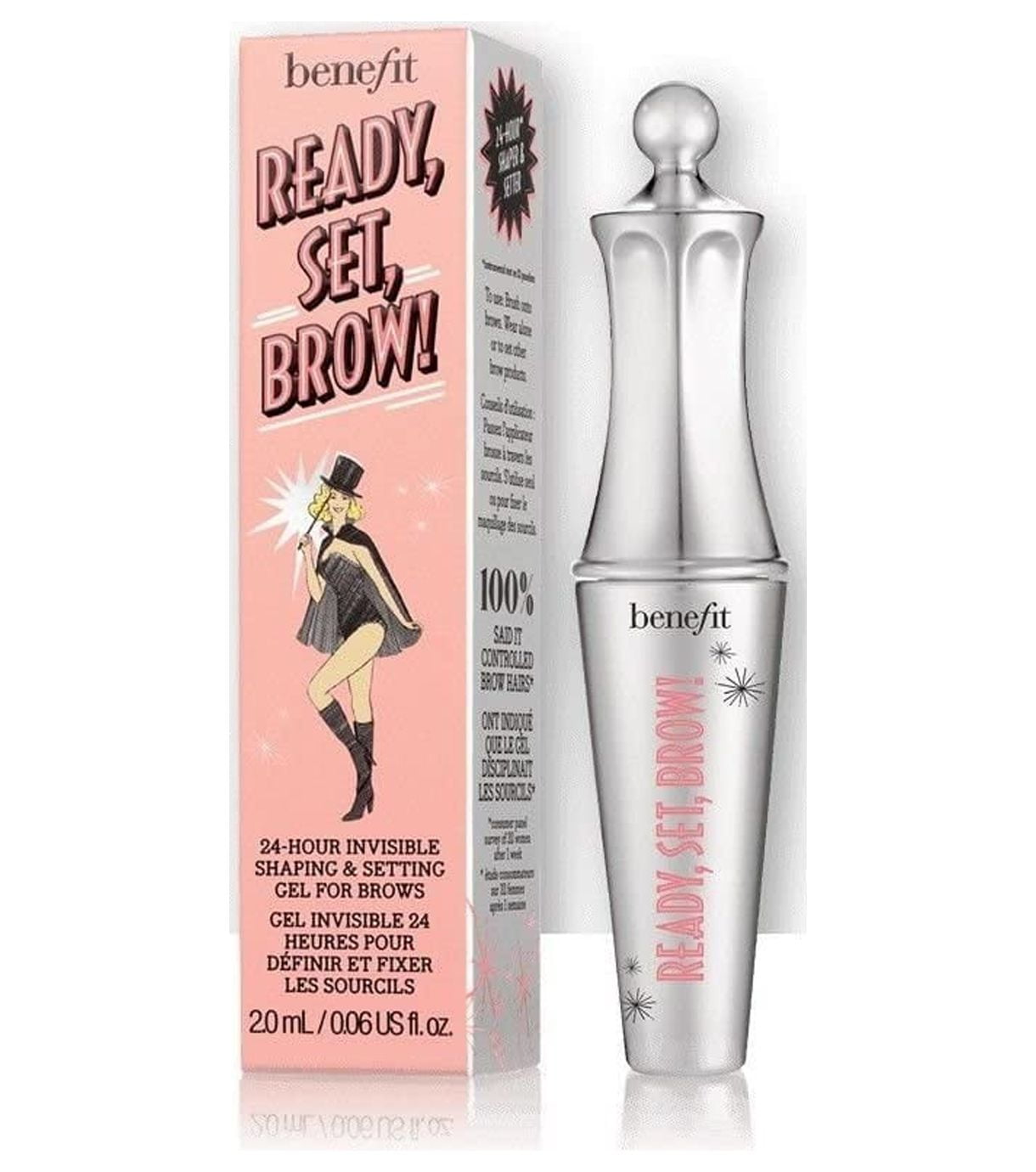 Benefit Ready Set Brow 24 Hour Invisible Shaping and Setting Clear Gel