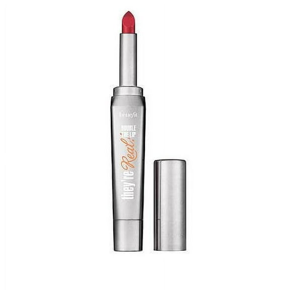 Benefit They're Real Double The Lip Ruthless Red Lipstick & Liner Full Size